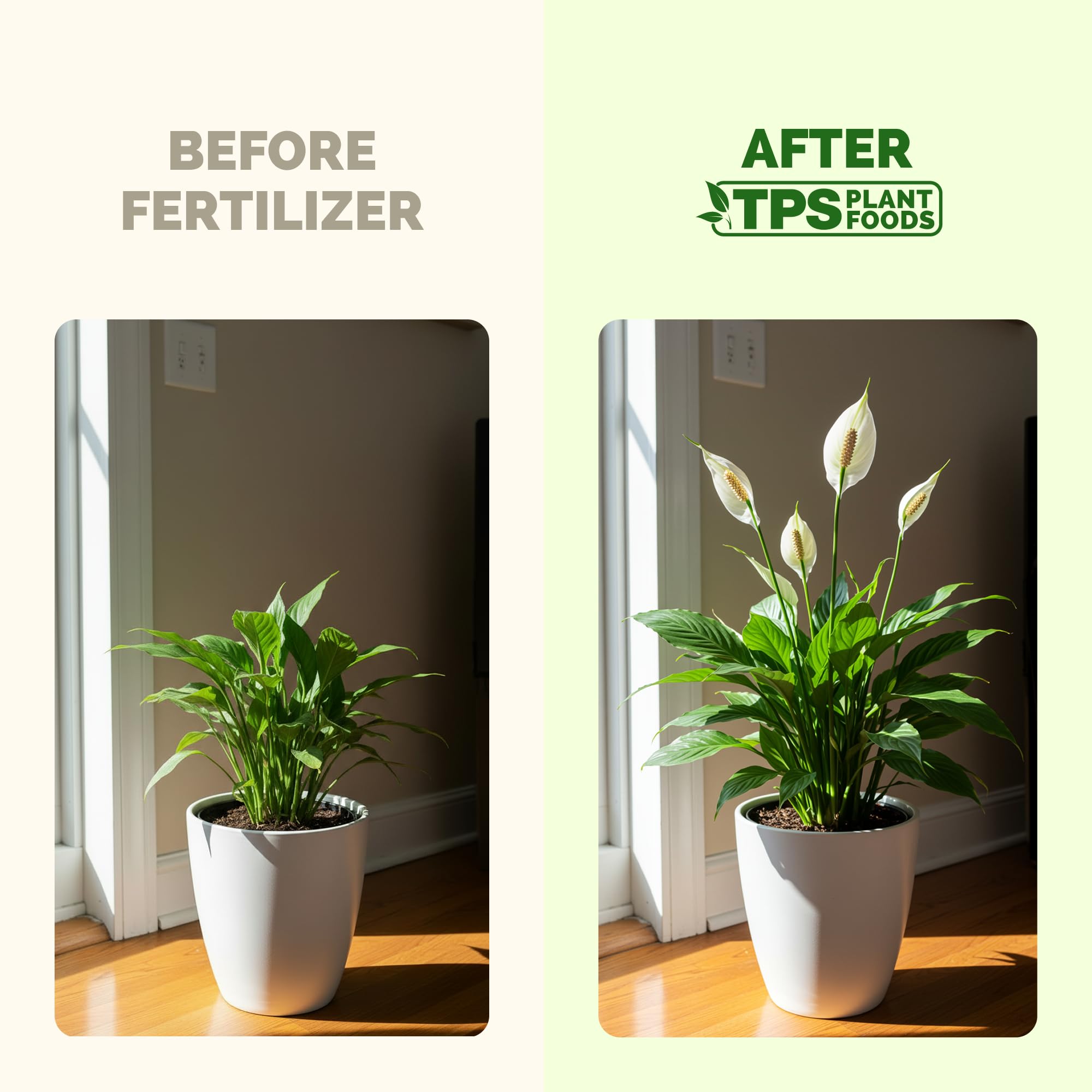 TPS NUTRIENTS etiqueta informativa con instrucciones y beneficios visibles