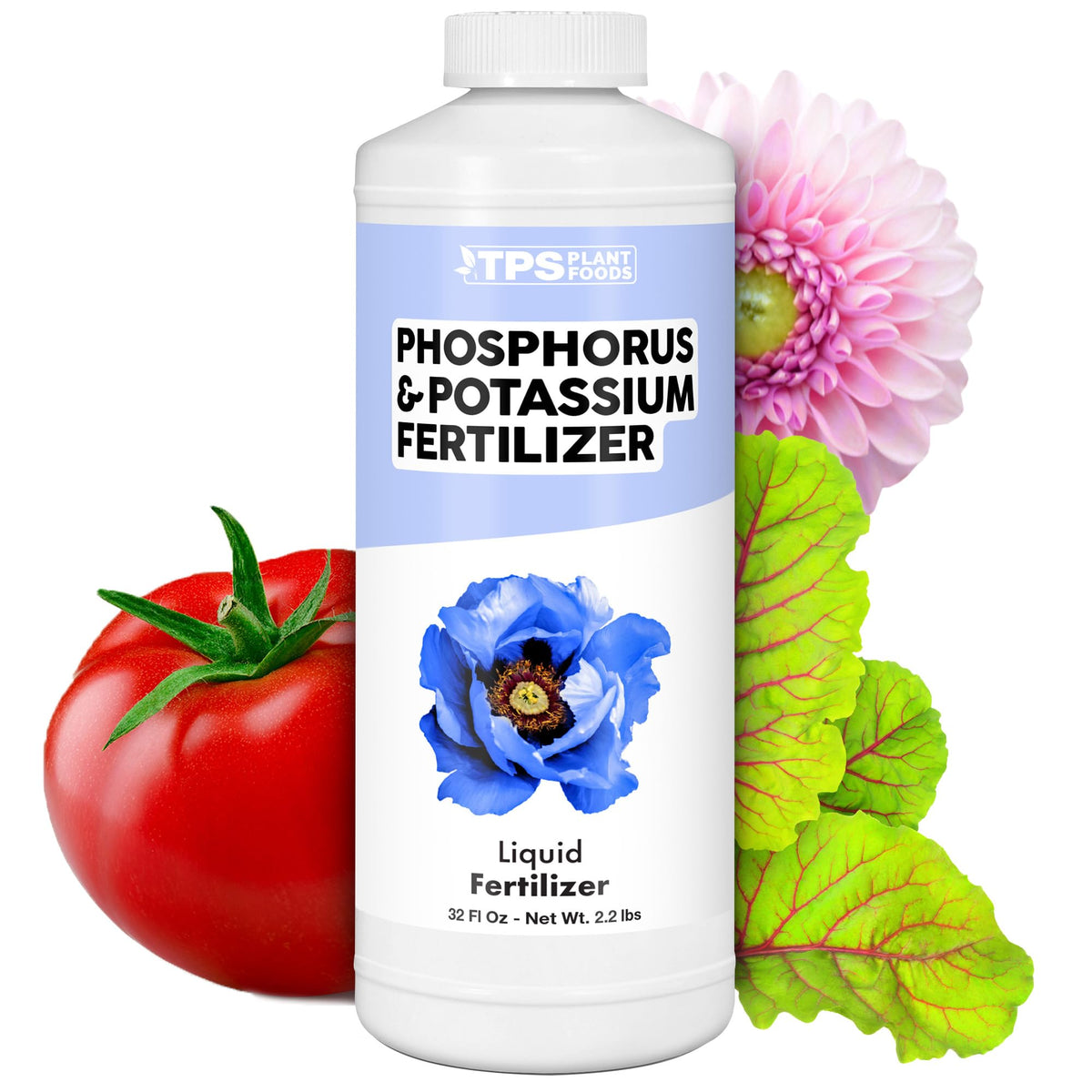 TPS NUTRIENTS frente del envase mostrando dosis y uso fácil
