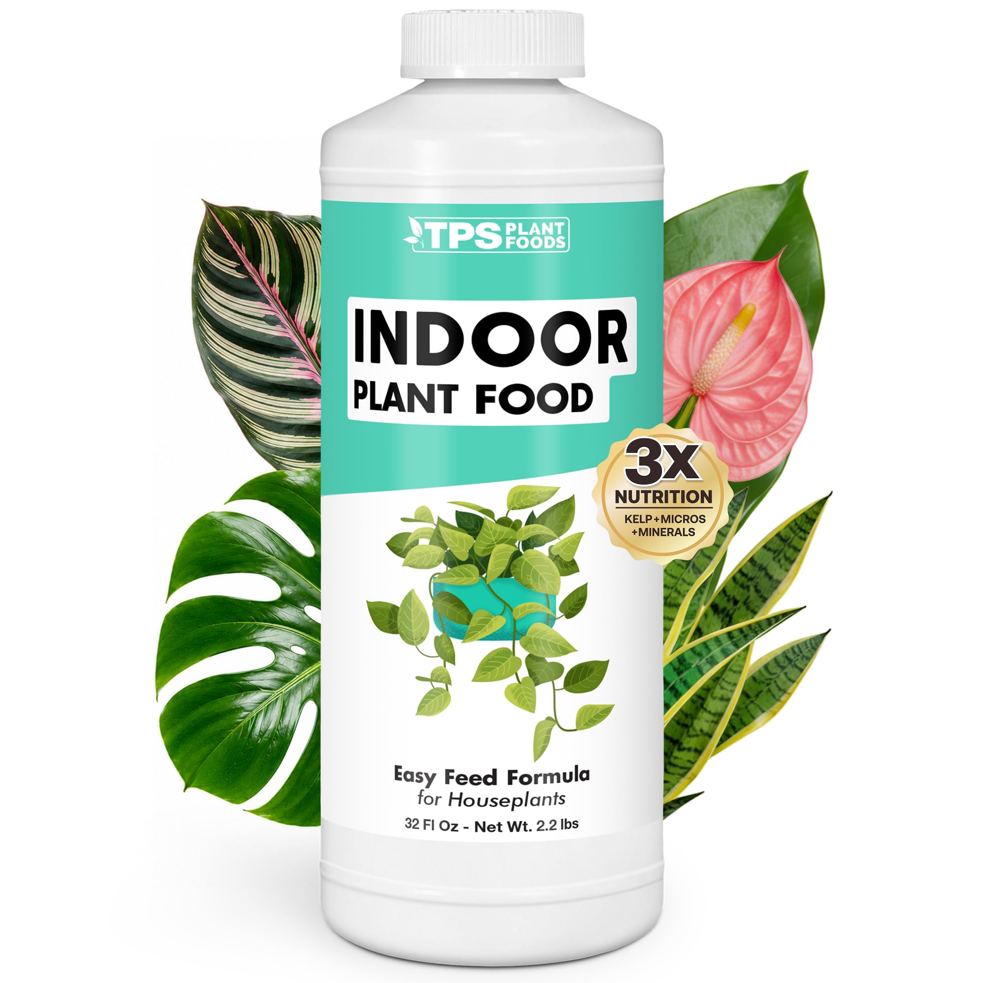 TPS NUTRIENTS frente del envase mostrando 32 oz y uso fácil