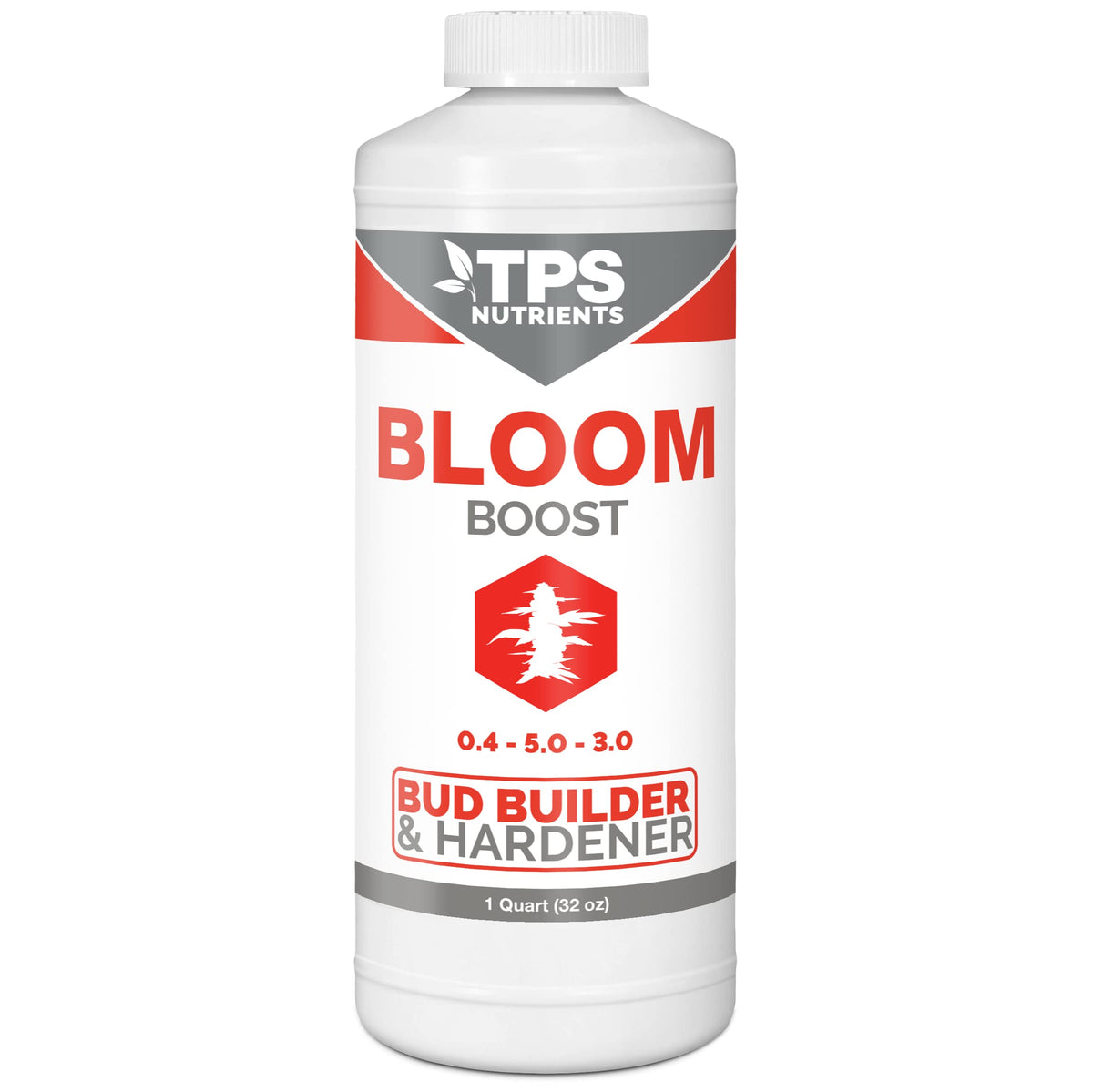 TPS NUTRIENTS envase frontal 32 oz mostrando etiqueta y beneficio de mayor floración