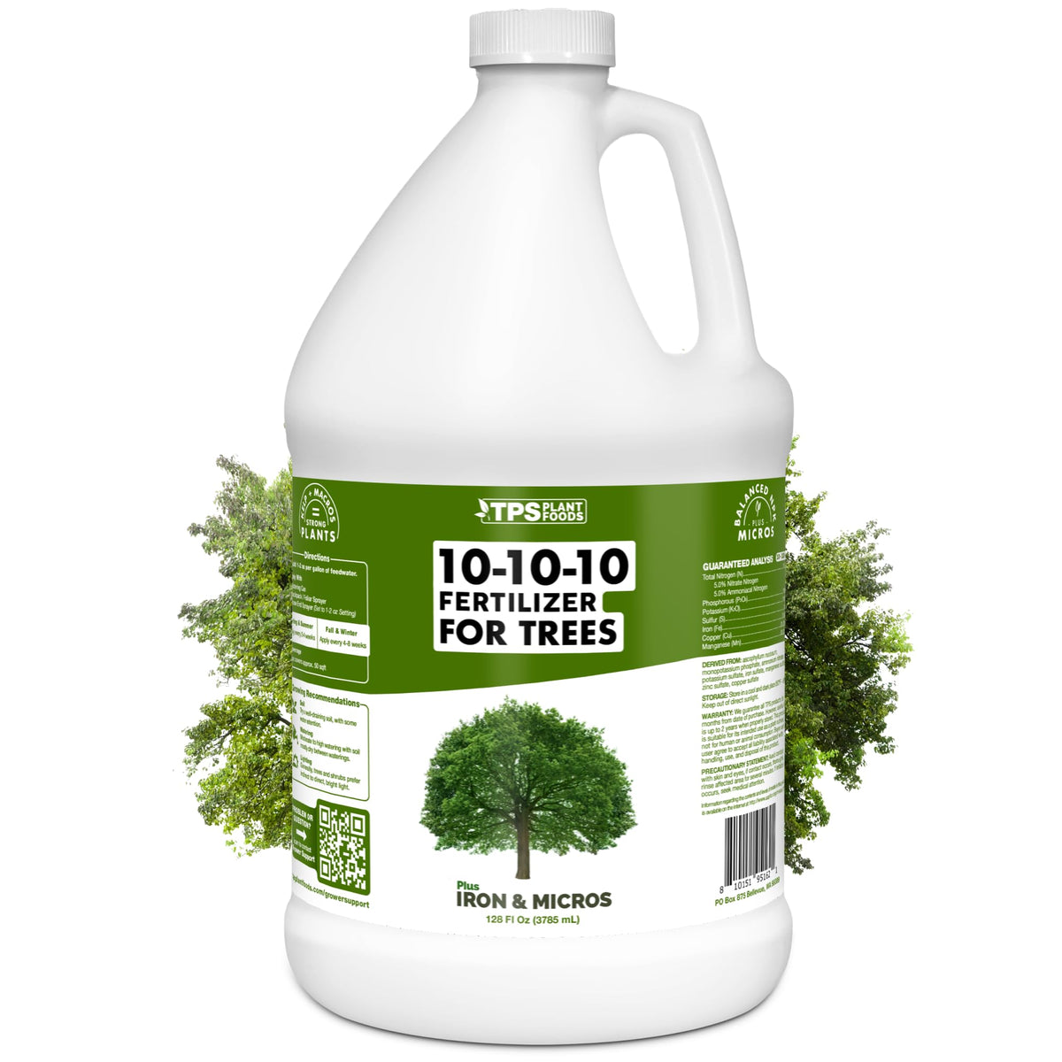 TPS NUTRIENTS envase frontal 1 galón mostrando etiqueta y uso práctico