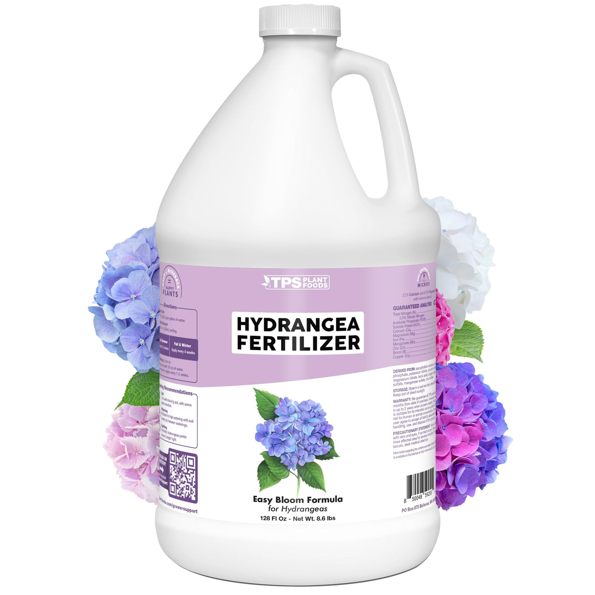 TPS NUTRIENTS galón frontal mostrando envase y uso práctico