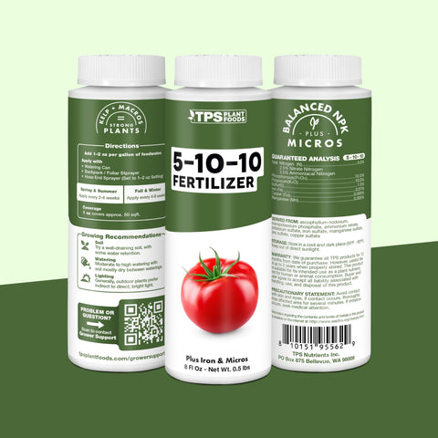TPS NUTRIENTS instrucciones de aplicación para uso seguro y efectivo