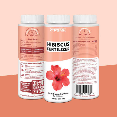 TPS NUTRIENTS en escena de jardín con hibiscus para un aspecto paisajístico atractivo