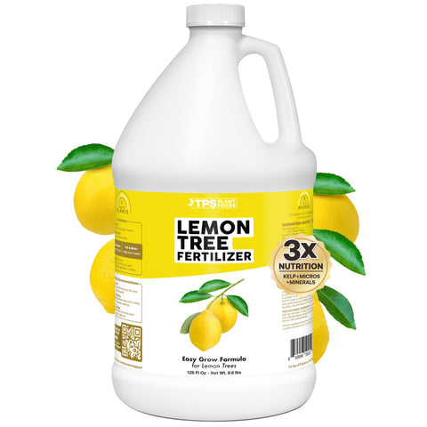 TPS NUTRIENTS envase frontal del fertilizante para limoneros con instrucción visible