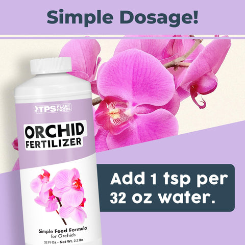 TPS NUTRIENTS aplicación de fertilizante en una orquídea demostrando uso seguro y nutrición