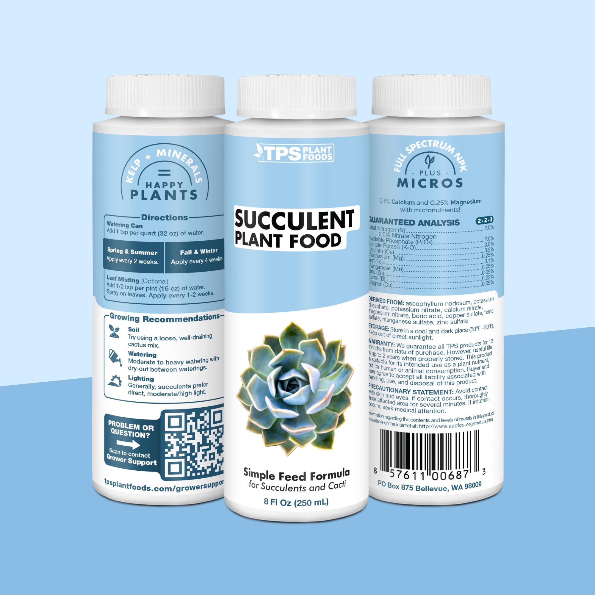 TPS NUTRIENTS raíces sanas y sustrato bien nutrido tras uso regular