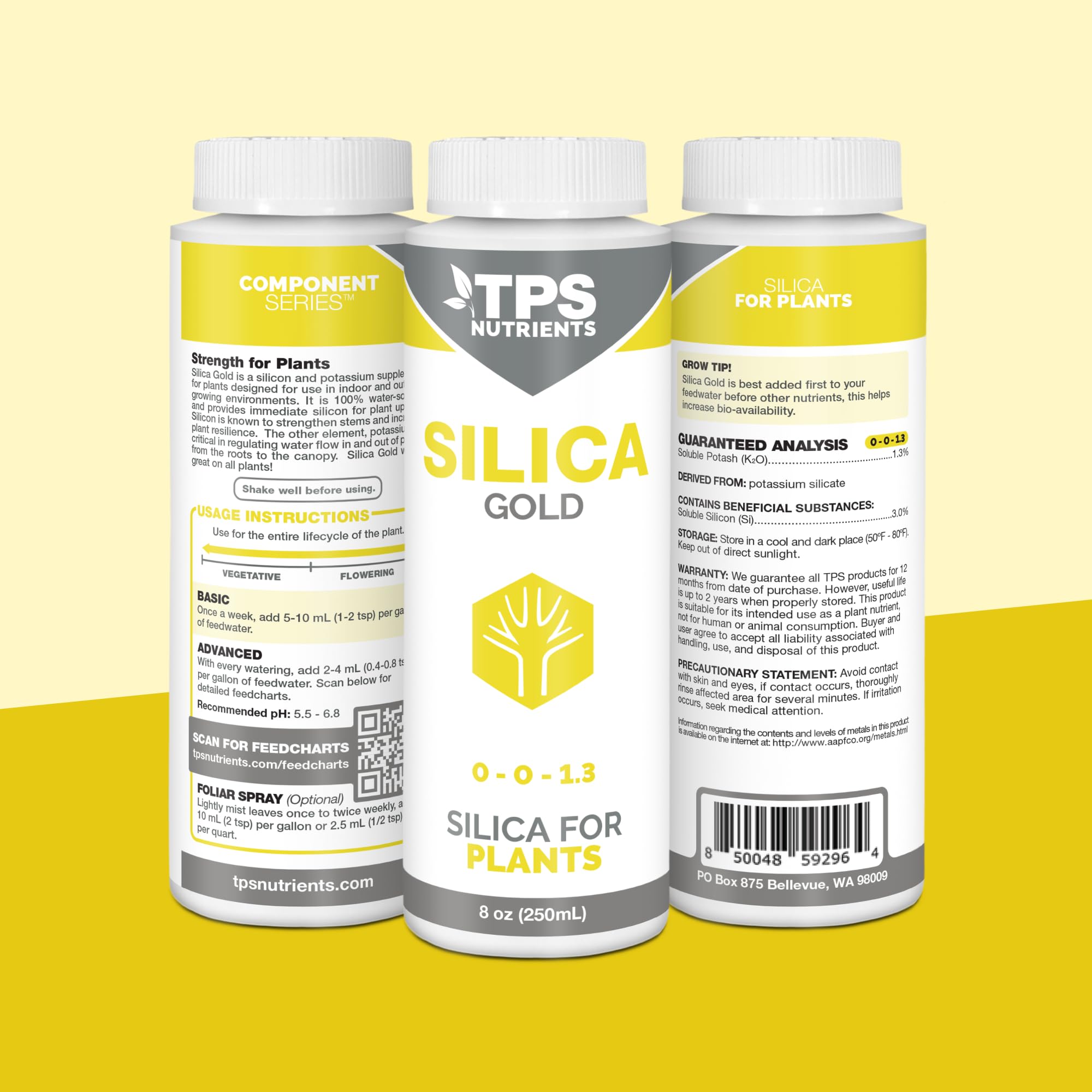 TPS NUTRIENTS uso en maceta demostrando tallos más firmes