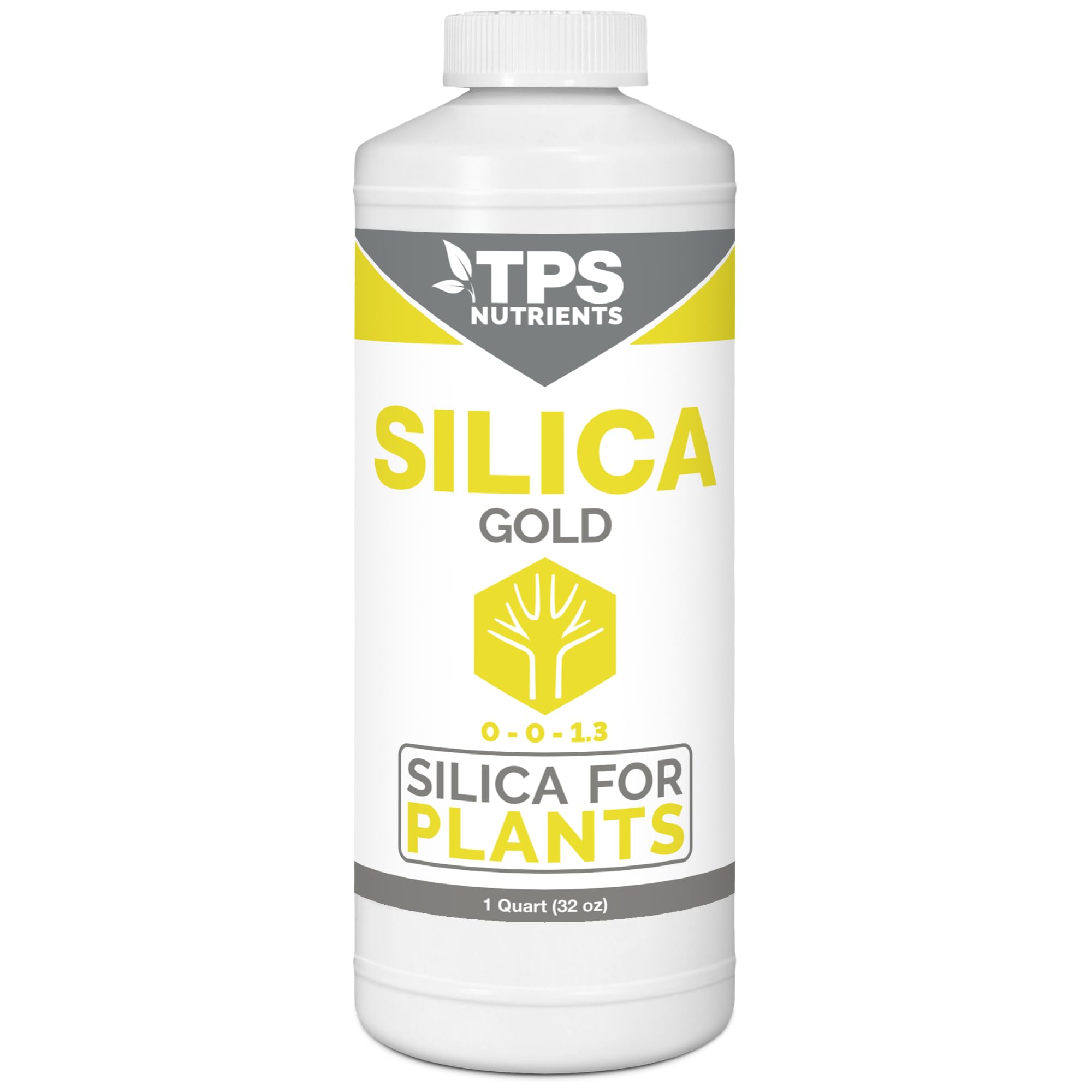 TPS NUTRIENTS Silica Gold vista frontal con botella clara y etiqueta legible
