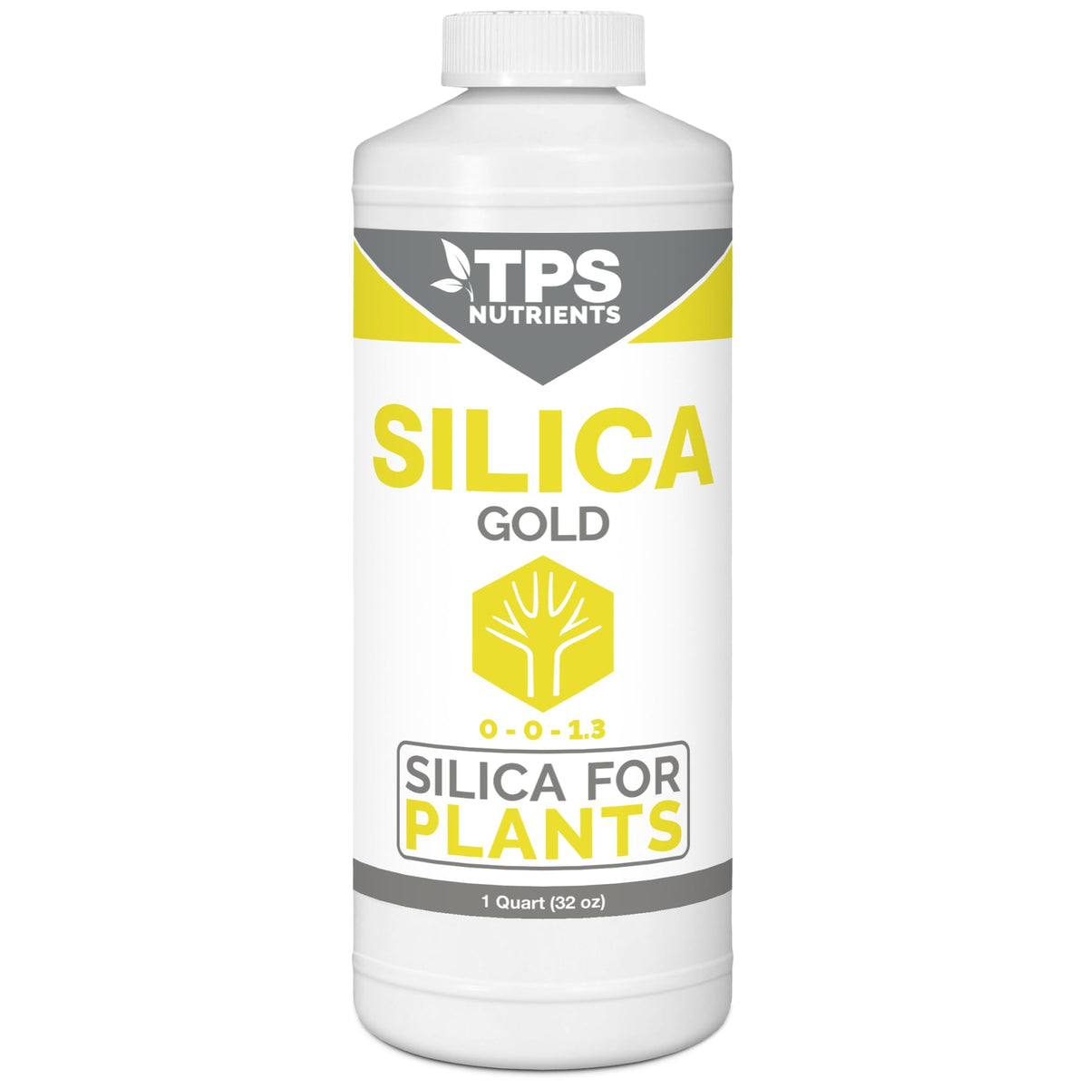 TPS NUTRIENTS Silica Gold vista frontal con botella clara y etiqueta legible