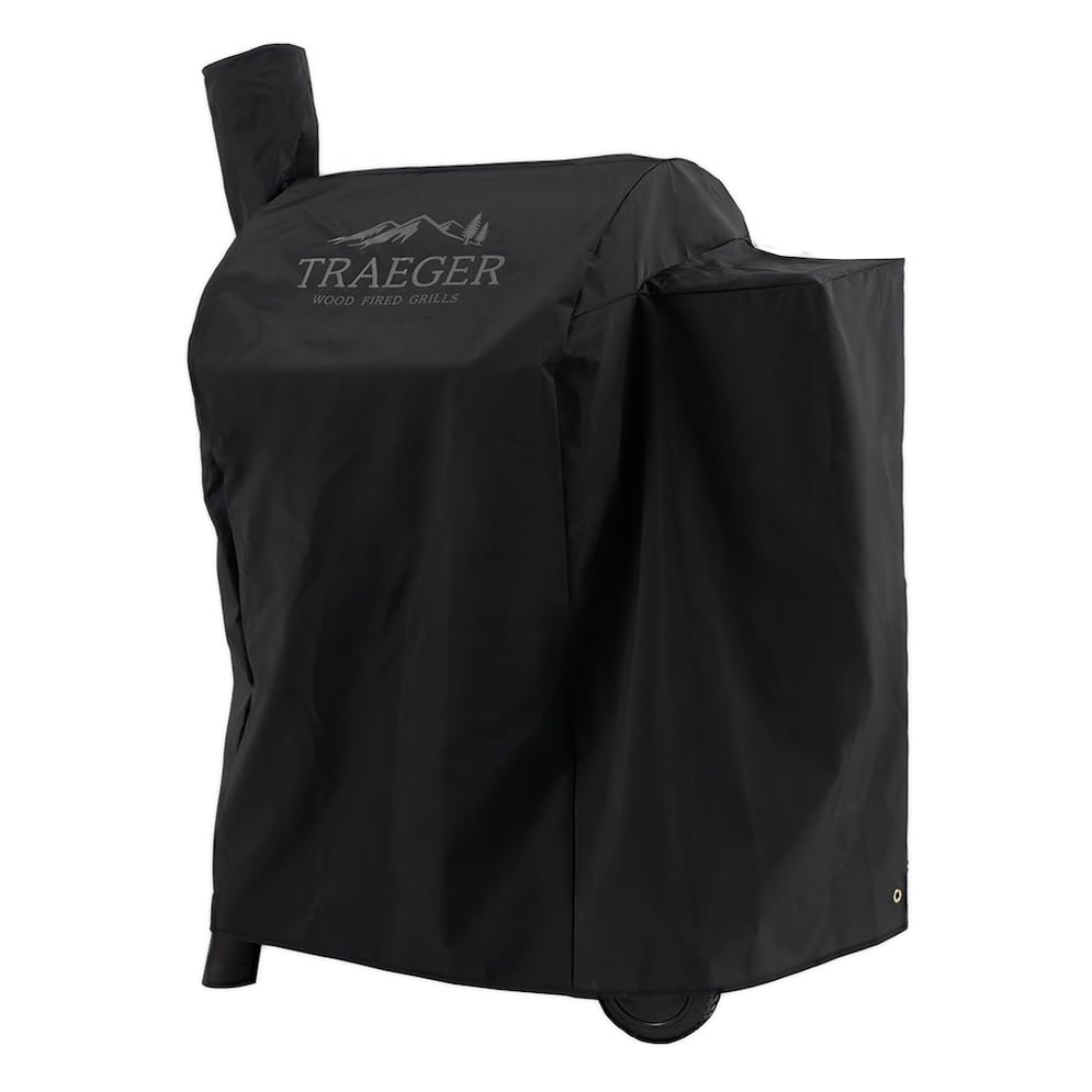 Traeger funda plegada lista para almacenar y ahorrar espacio