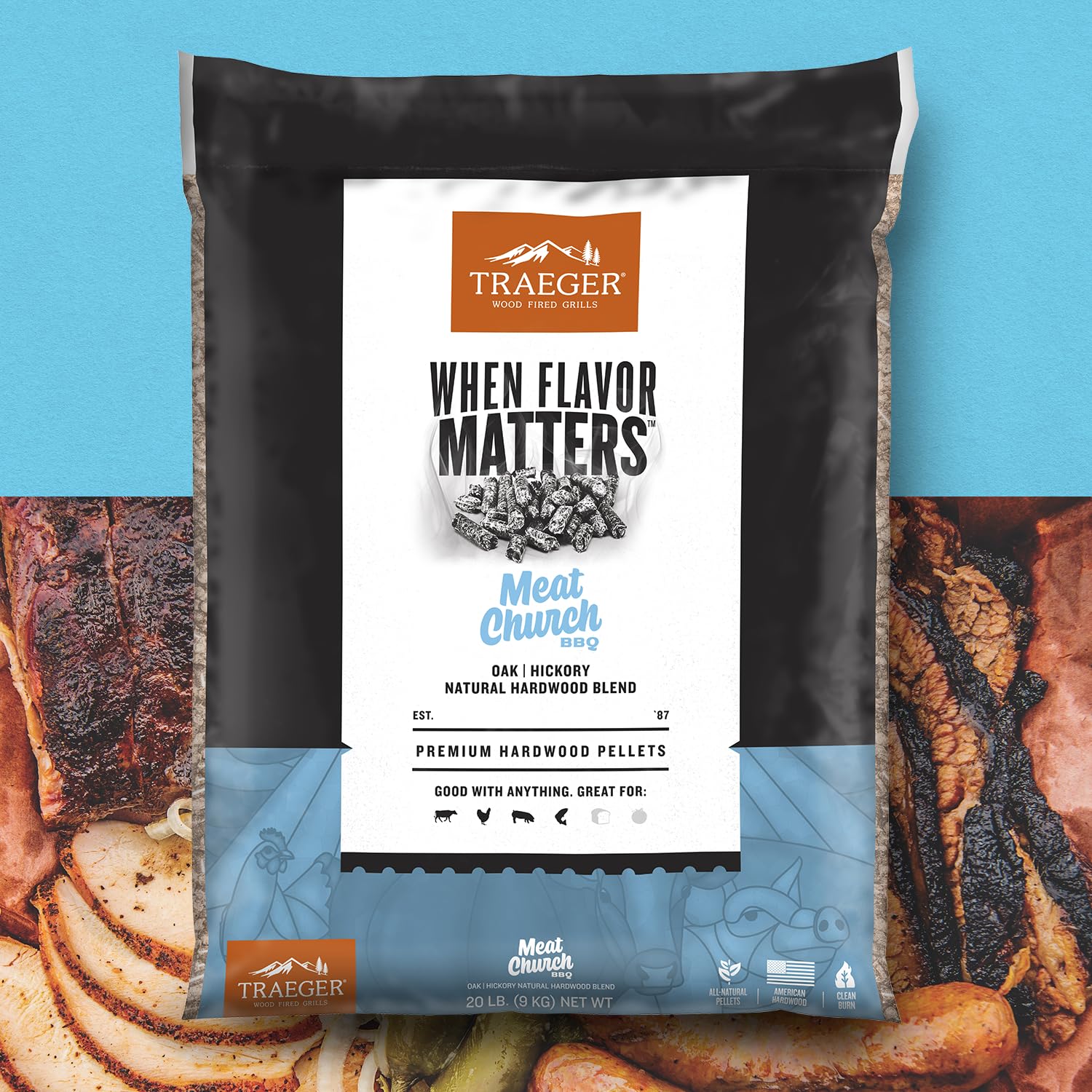 Traeger bolsa 18 lb en comparación de tamaño ideal para largas cocciones