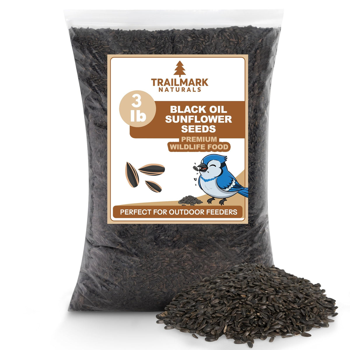 TRAILMARK NATURALS frente del empaque mostrando la marca y beneficio nutricional