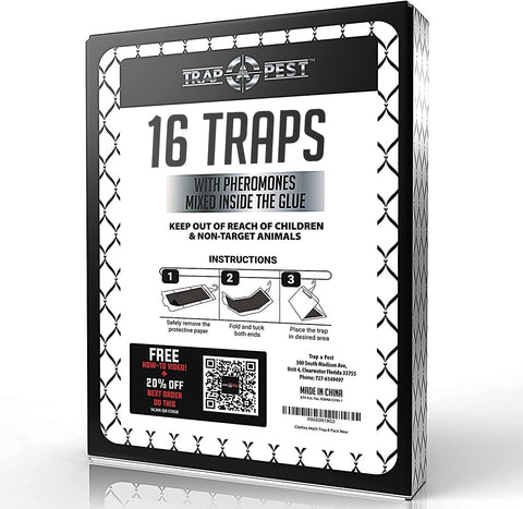 TRAP A PEST vista de armario con trampa instalada y protección visible