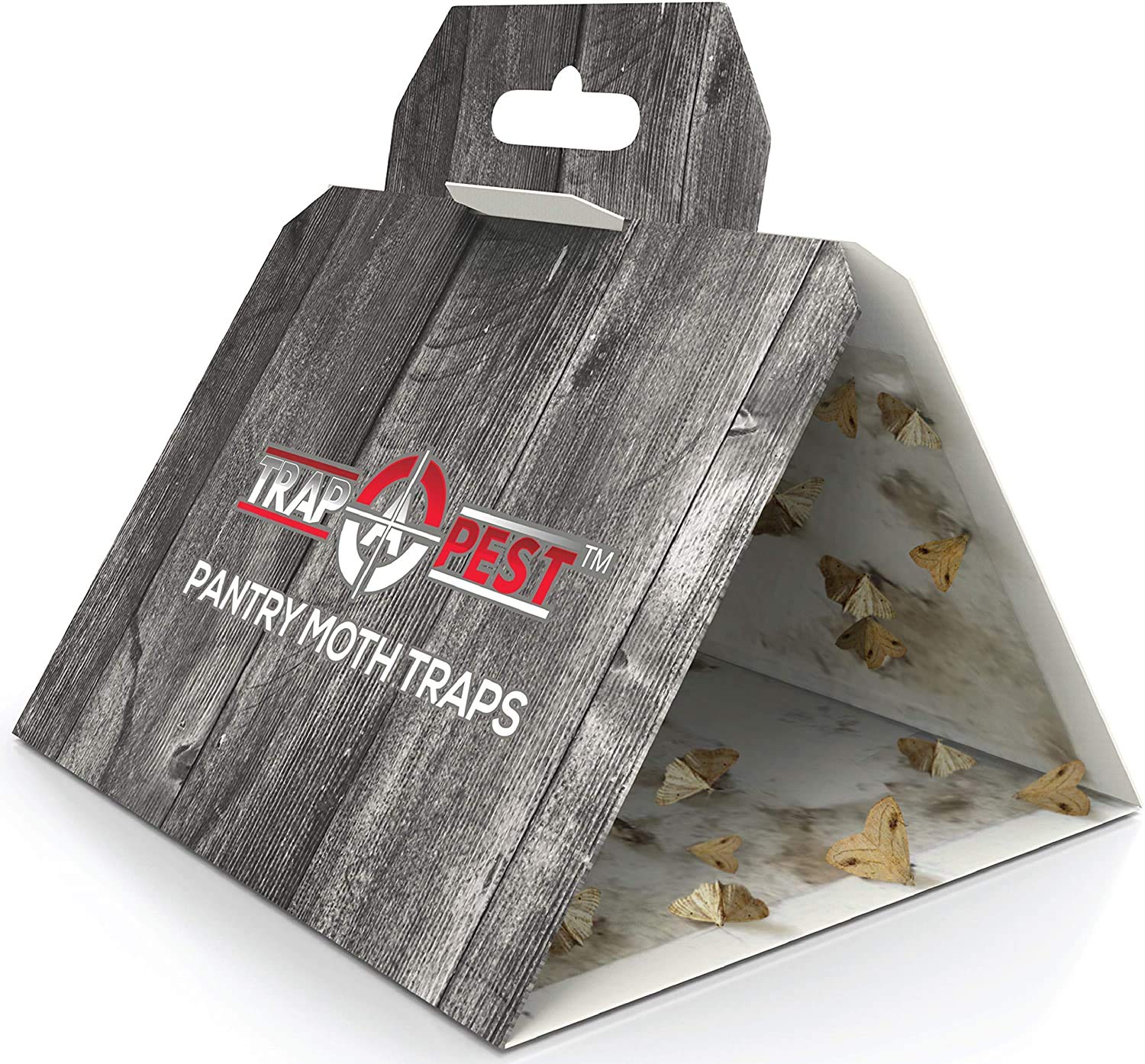TRAP A PEST etiqueta con instrucciones claras para instalar y usar
