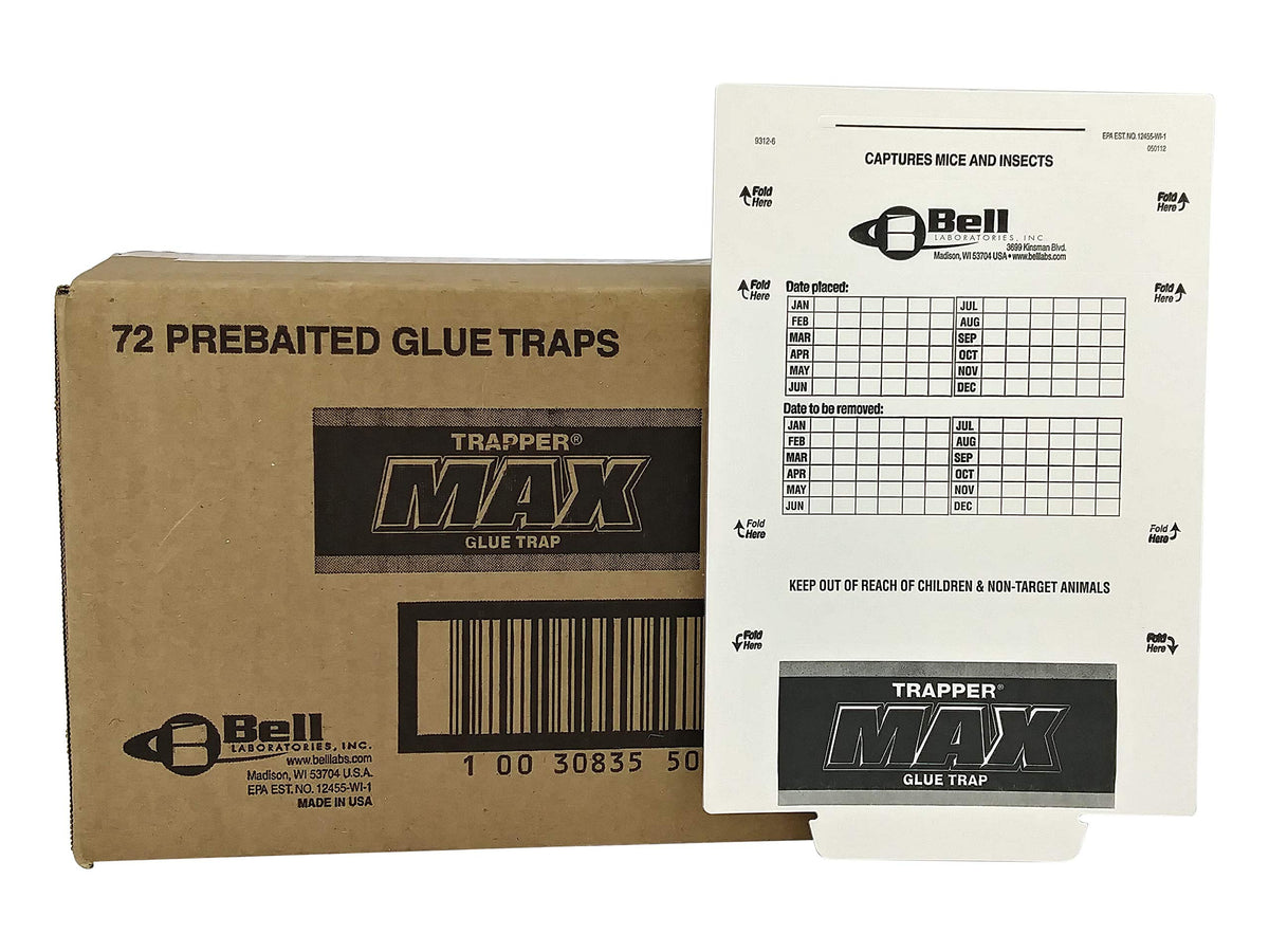 Trapper embalaje frontal paquete de 72 placas adhesivas, captura eficaz sin veneno