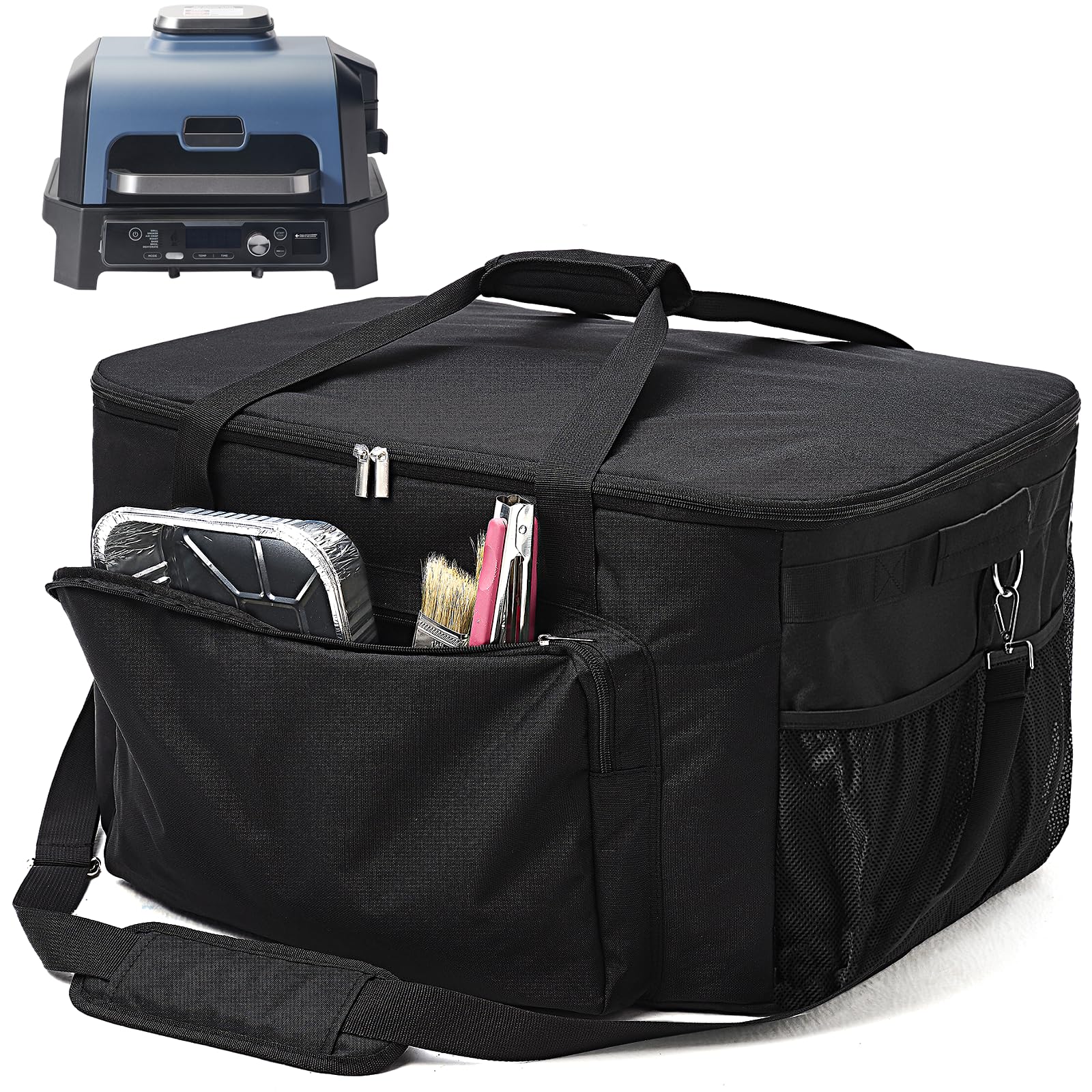 TRAVELIT funda frontal protegiendo Ninja Woodfire XL, fácil transporte