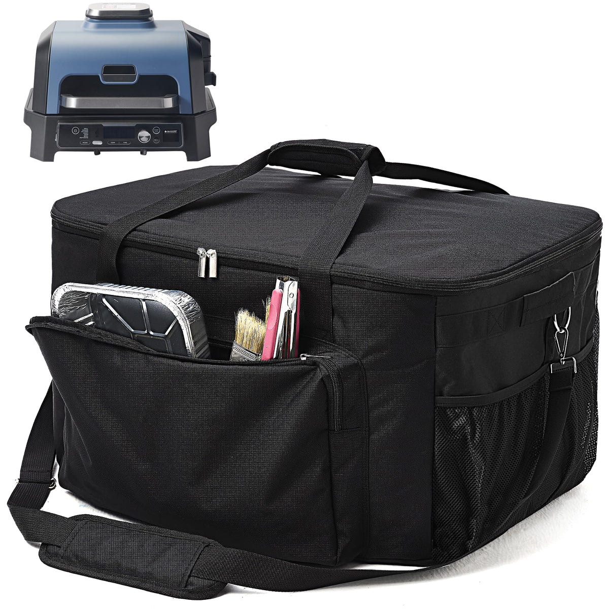TRAVELIT funda frontal protegiendo Ninja Woodfire XL, fácil transporte