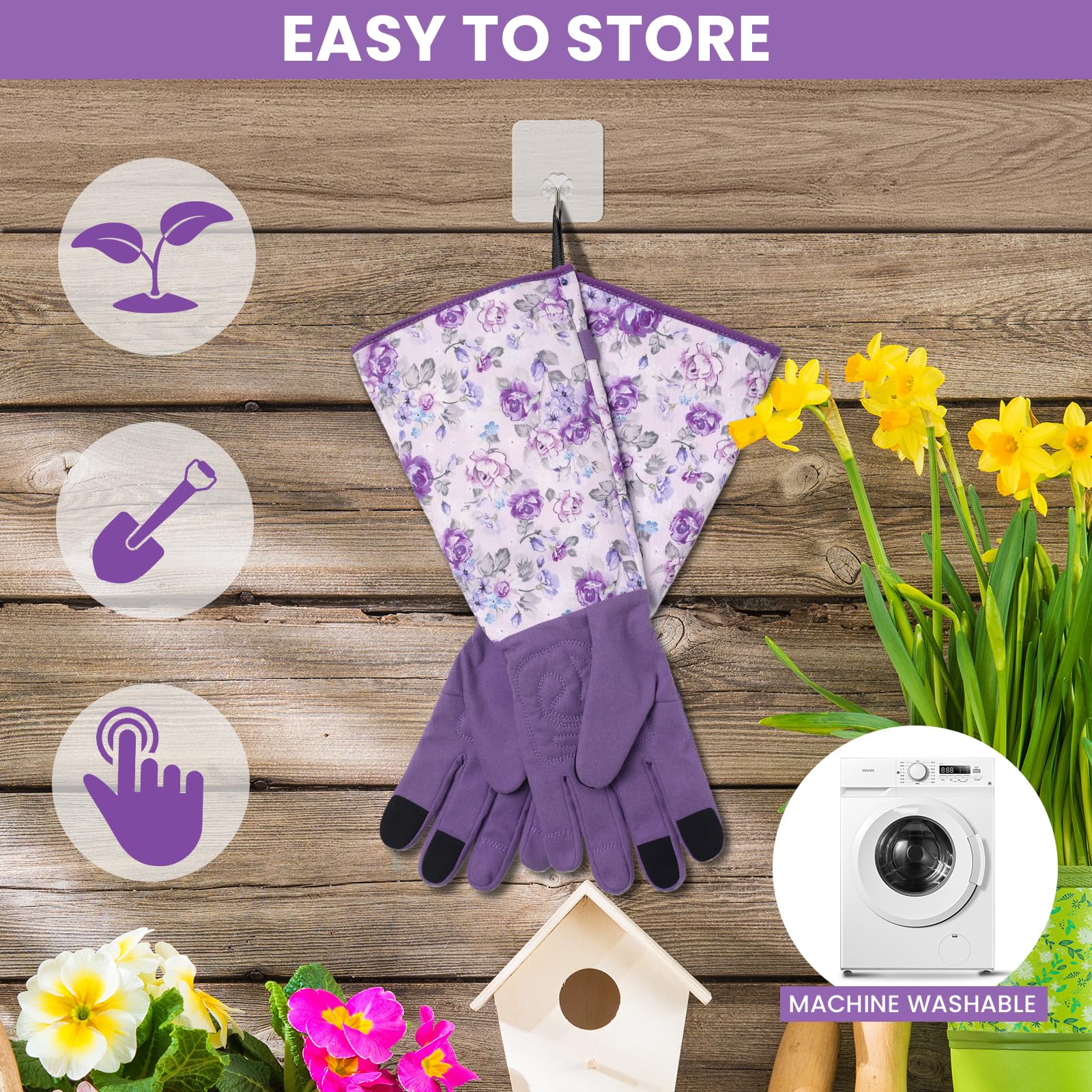 Trifabricy estampado floral añade estilo y visibilidad en jardín