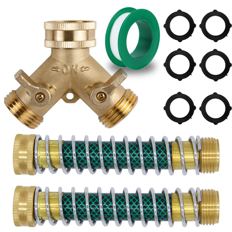 Triumpeek conector en Y frontal mostrando doble salida y control práctico