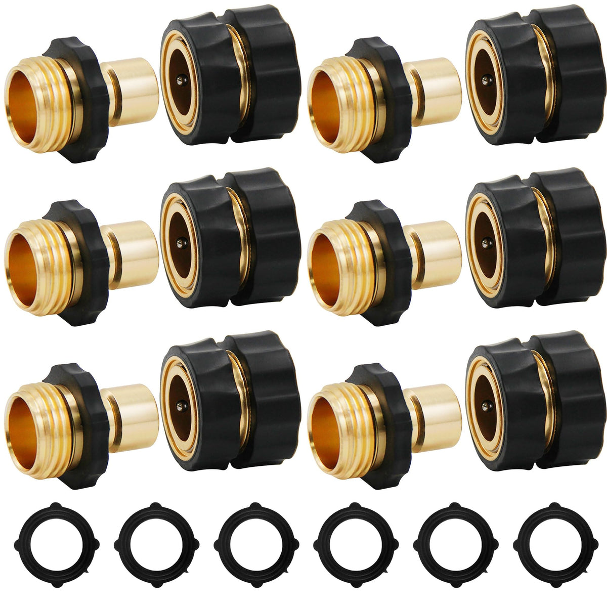 Triumpeek conector rápido frontal mostrando piezas incluidas y sellado