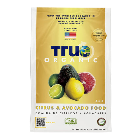 True Organic paquete frontal mostrando diseño y peso del producto, claridad del uso