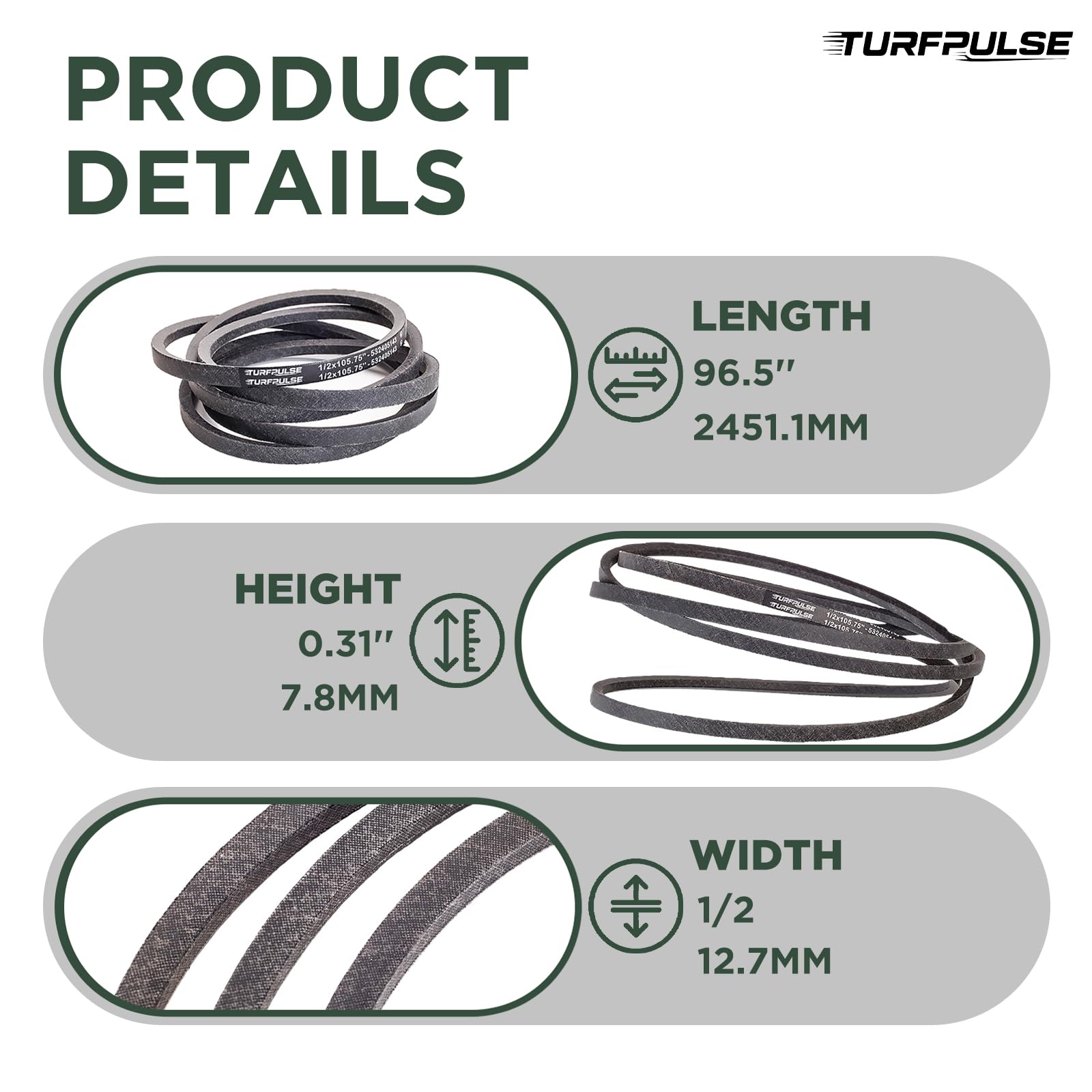 TURFPULSE detalle de textura y refuerzo que aumenta durabilidad