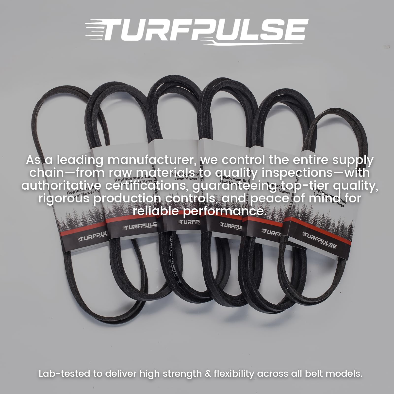TURFPULSE etiqueta con referencia 106-2173 para verificación rápida