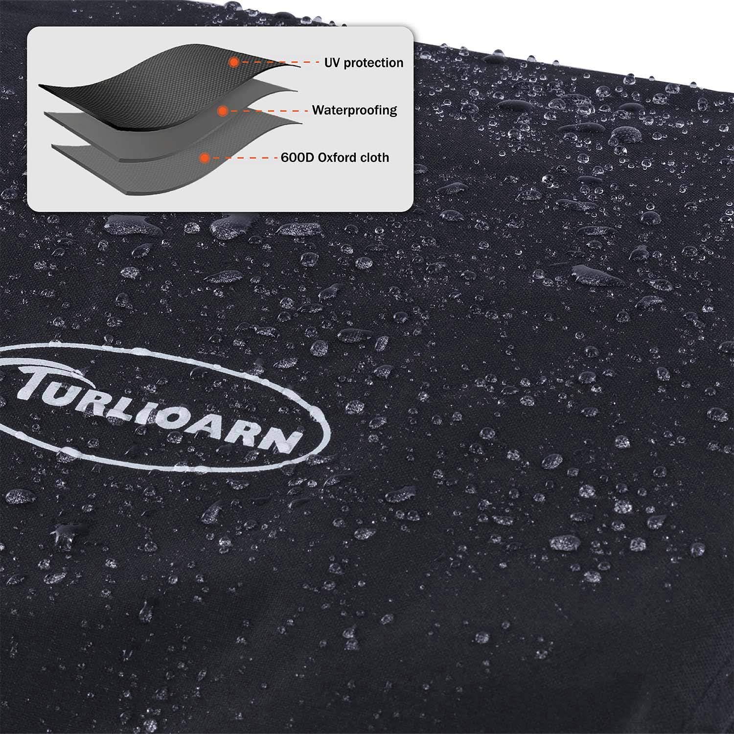 TURLIOARN funda colocada en plancha Blackstone 17" para protección exterior
