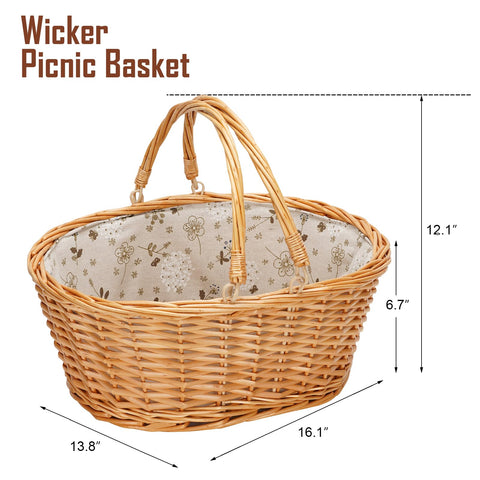 TwentyNext cesta en picnic con alimentos mostrando versatilidad exterior