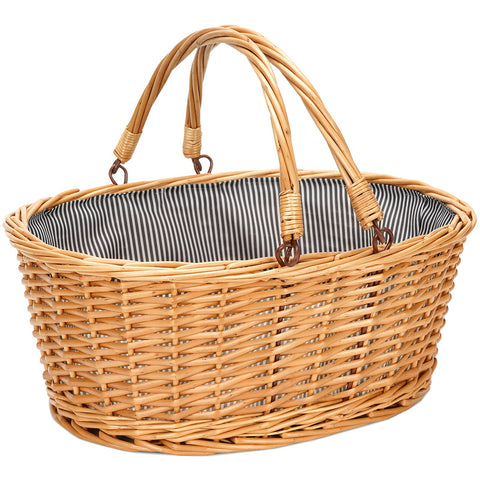 TwentyNext cesta frontal mostrando su forma y capacidad para picnics