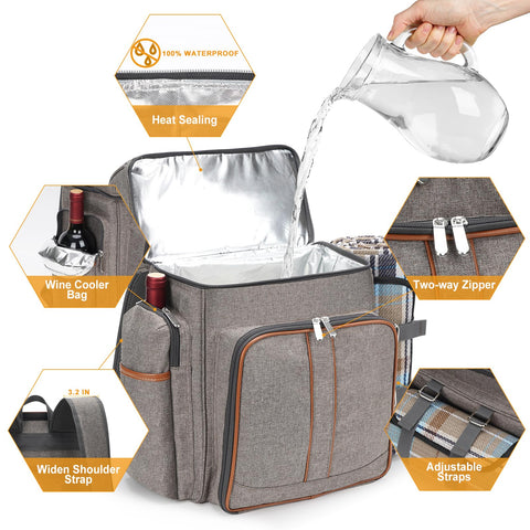 TwentyNext manta desplegada impermeable ideal para grupos