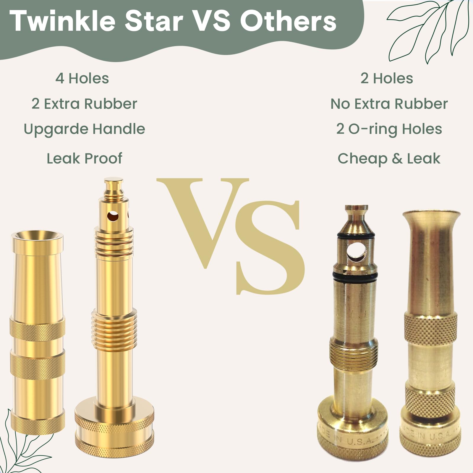 Twinkle Star boquilla jet en acción limpiando suciedad con chorro potente