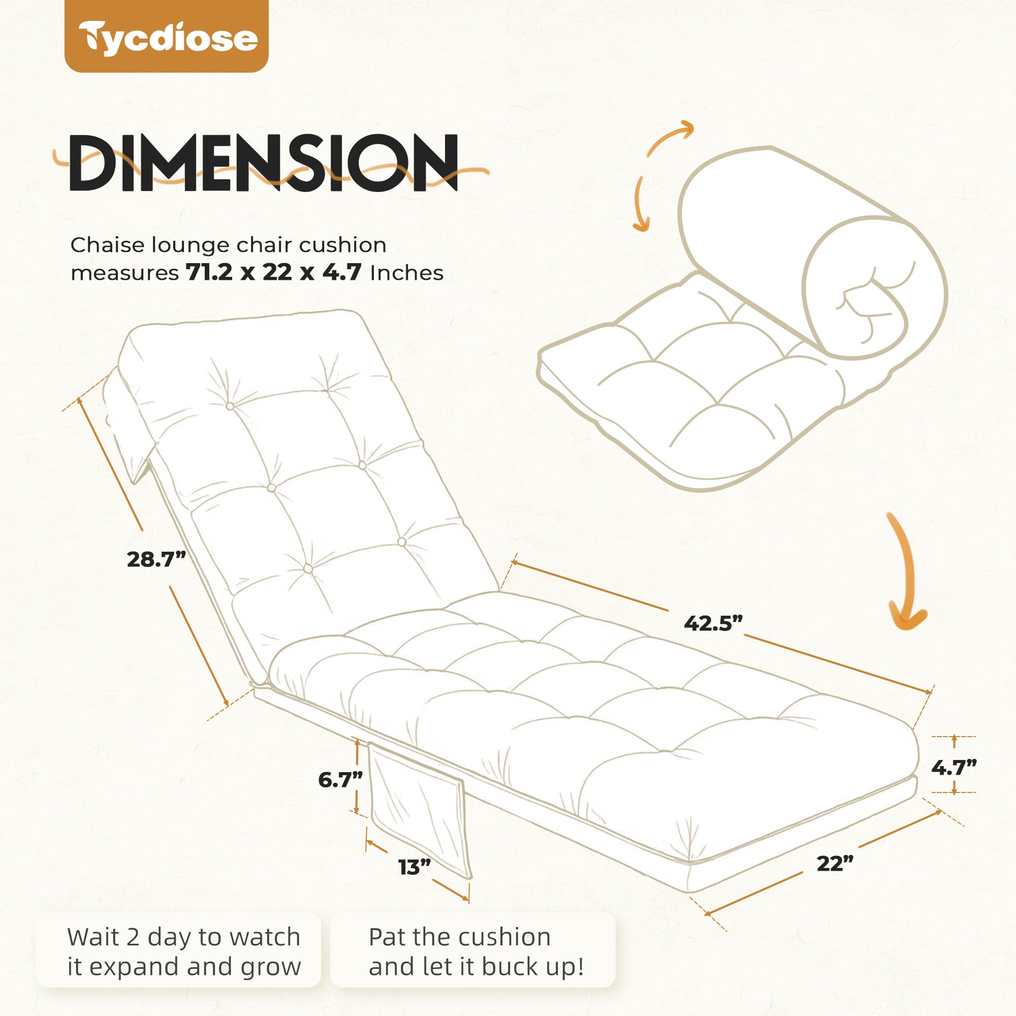 Tycdiose close-up del relleno memory triturado para soporte confortable