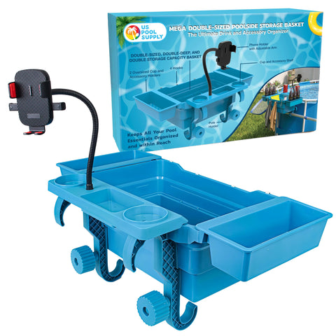 U.S. Pool Supply canasta frontal mostrando gran capacidad y acceso cómodo