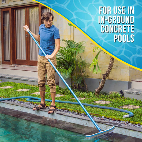U.S. Pool Supply detalle del EZ clip para conectar poste seguro y sin pellizcos