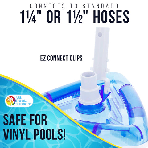 U.S. Pool Supply clip EZ que asegura pértiga rápida y segura