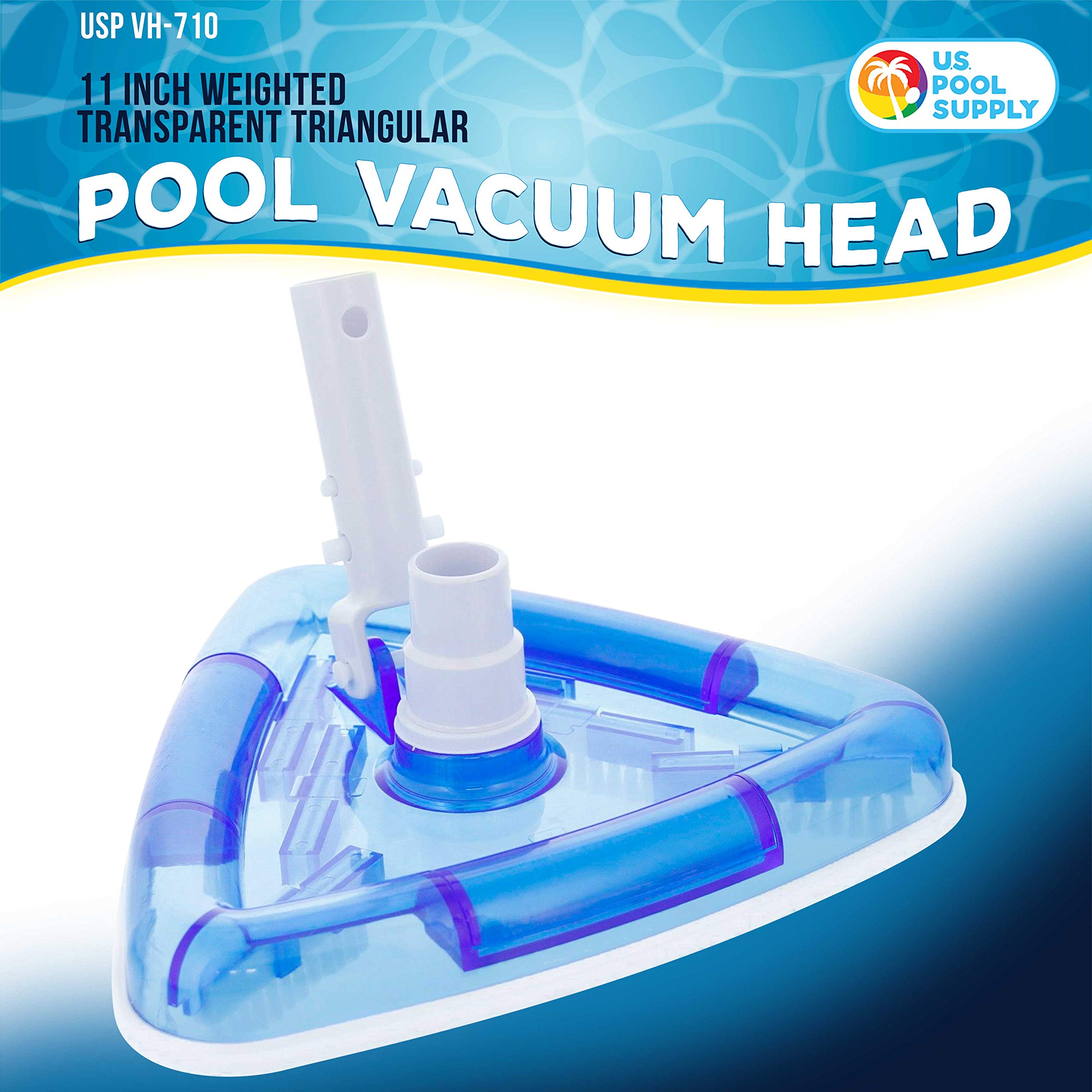 U.S. Pool Supply detalle del cuerpo transparente que facilita inspección