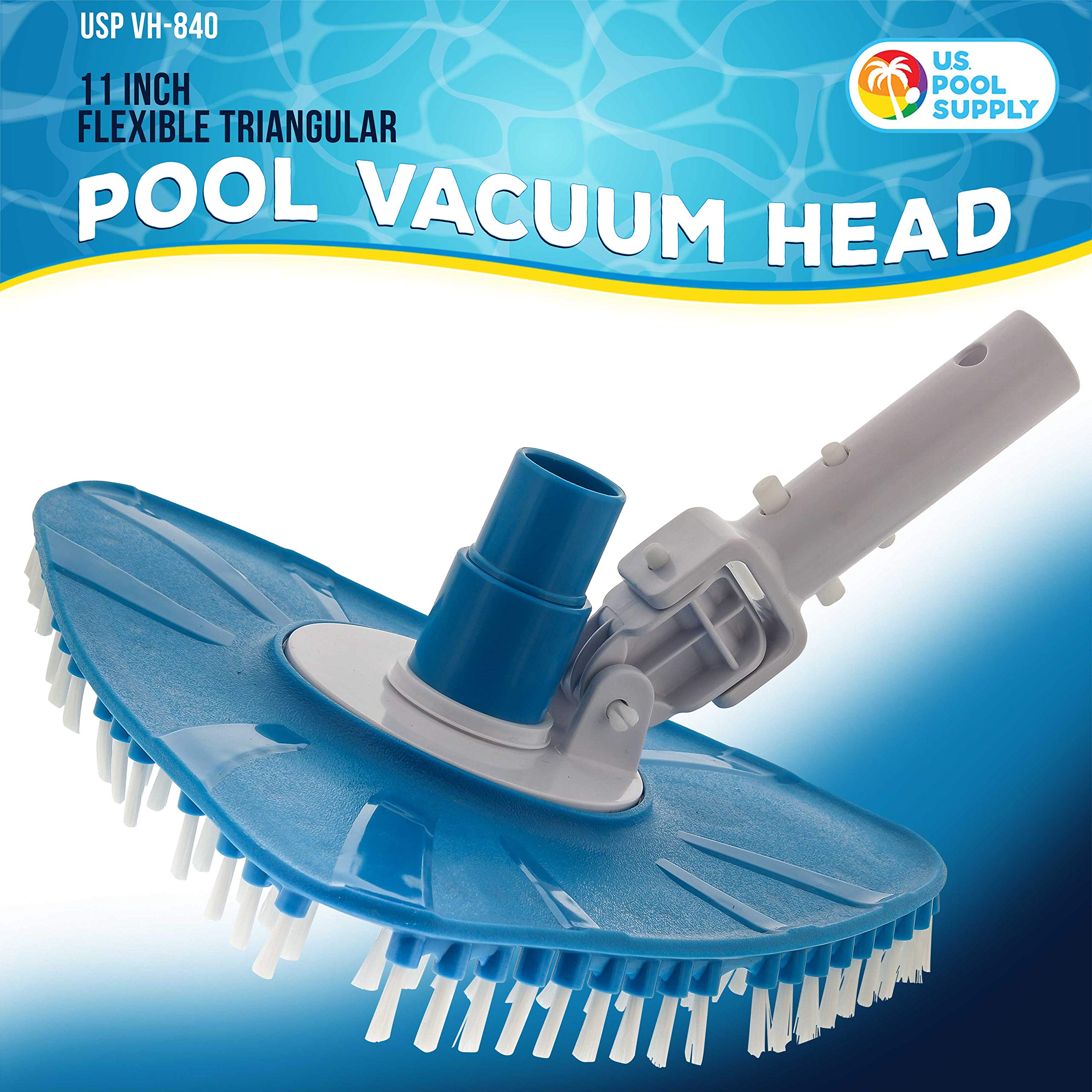 U.S. Pool Supply detalle de cerdas robustas para frotado y eliminación de suciedad
