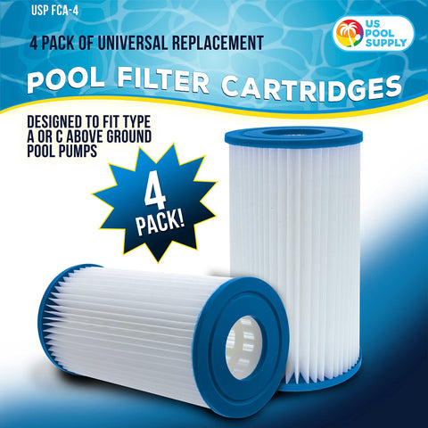 U.S. Pool Supply detalle del plegado de fibras PET que mejora la filtración