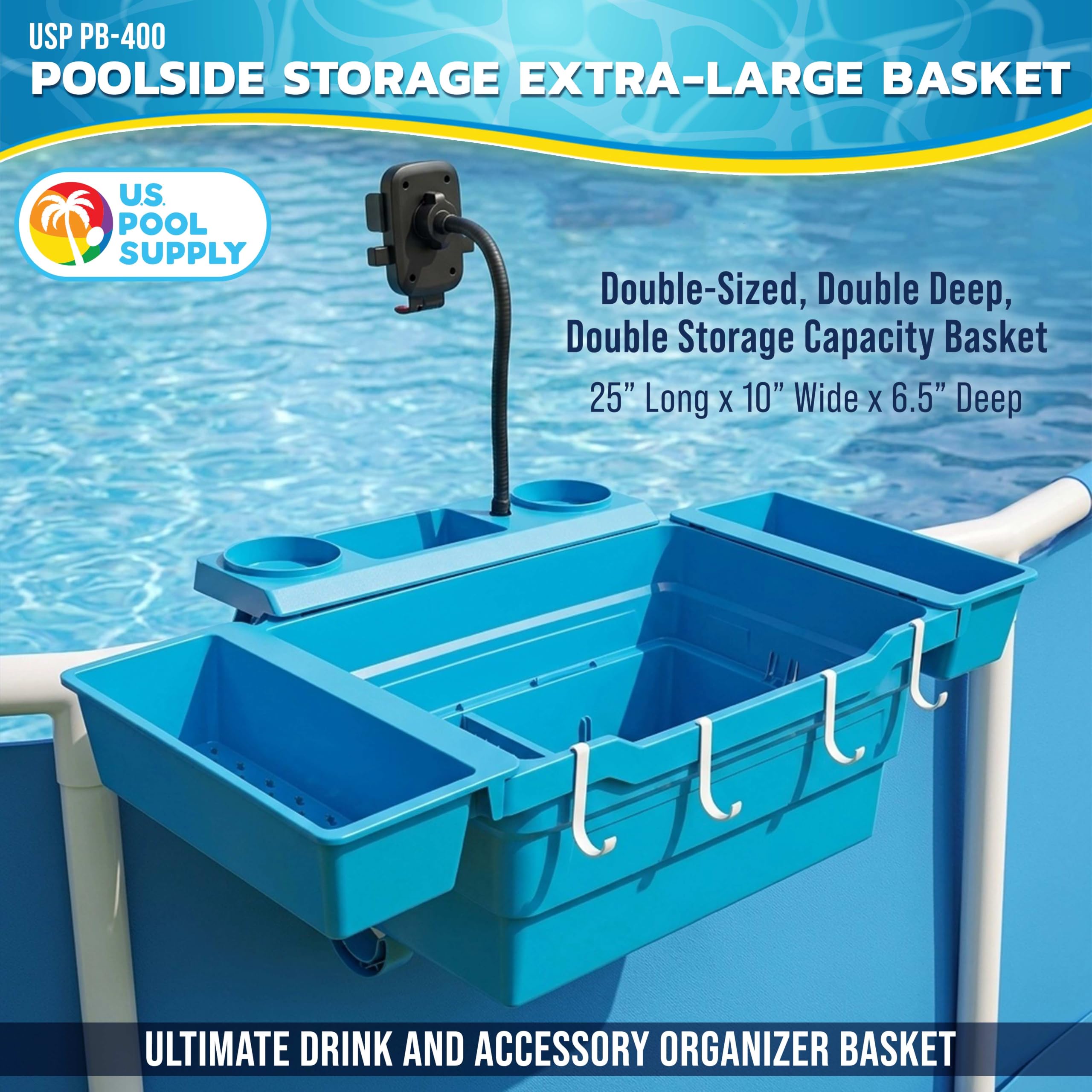 U.S. Pool Supply textura y plástico UV resistente para larga durabilidad