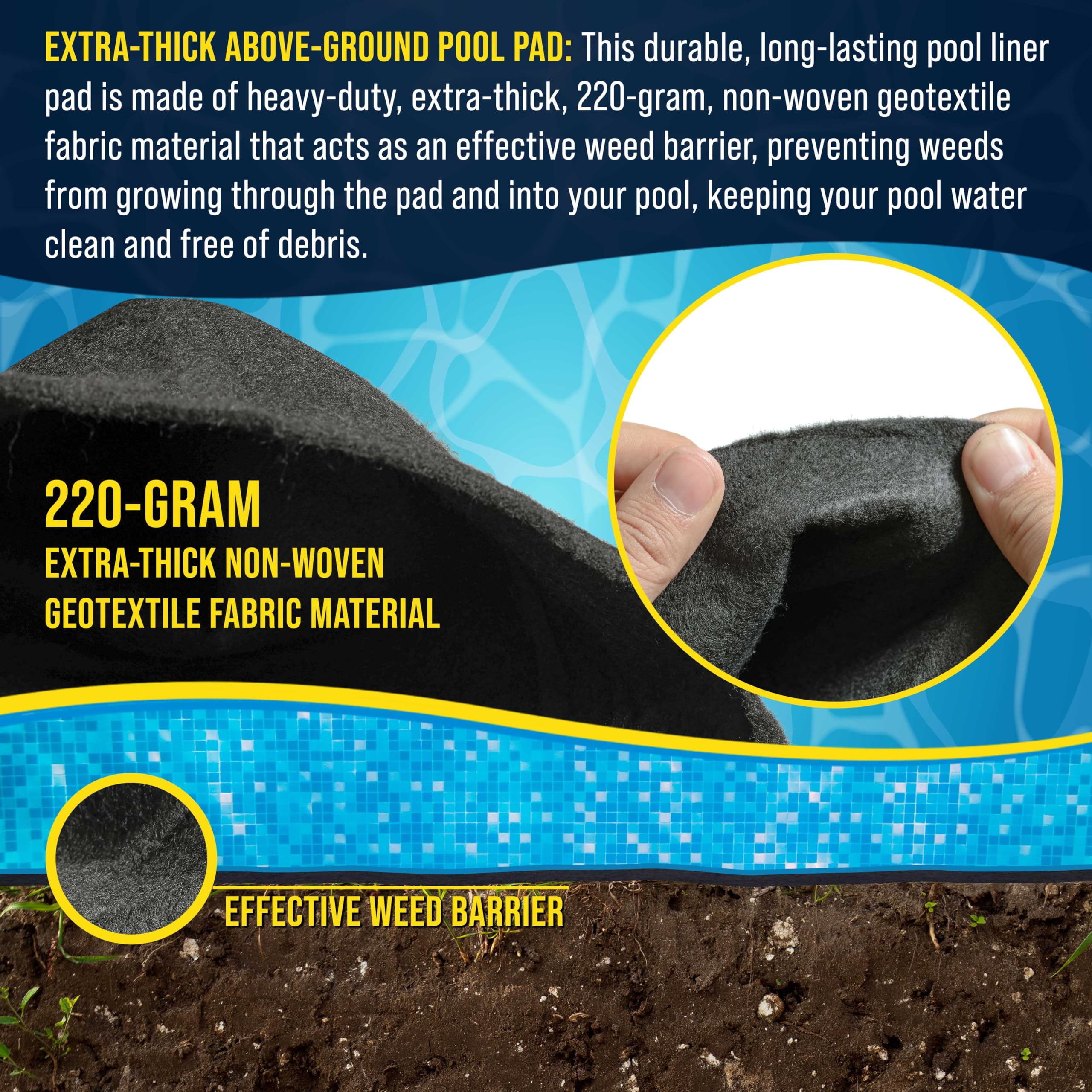 U.S. Pool Supply recorte con cutter para ajuste personalizado y fácil instalación