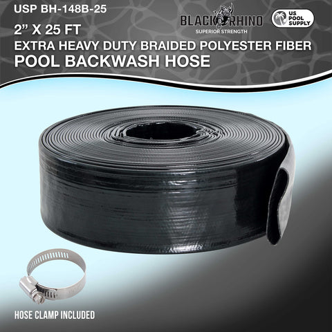 U.S. Pool Supply detalle del refuerzo trenzado para mayor resistencia
