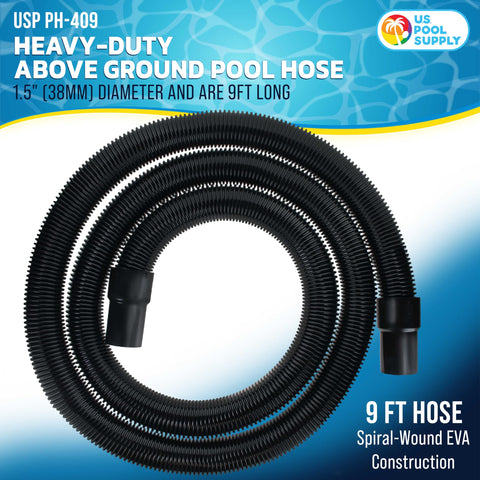 U.S. Pool Supply detalle de espiral EVA que mejora flexibilidad y flujo