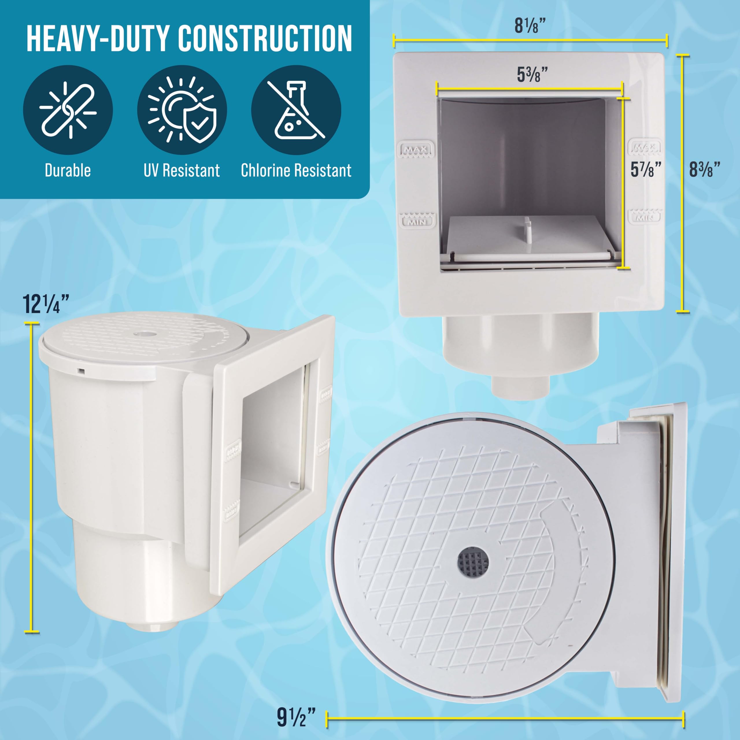 U.S. Pool Supply cesta colectora extraíble con capacidad para hojas y residuos