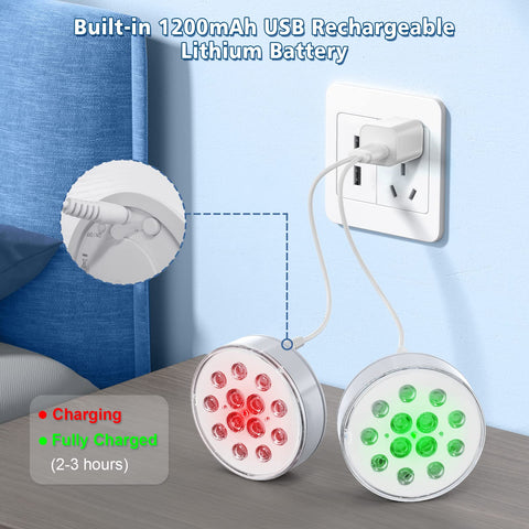 U UZOPI primer plano de los 13 LED para iluminación intensa