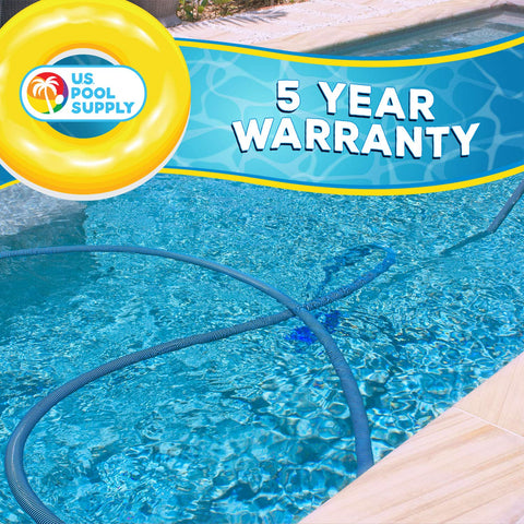 U.S. Pool Supply comparación de longitud mostrando escala y alcance útil