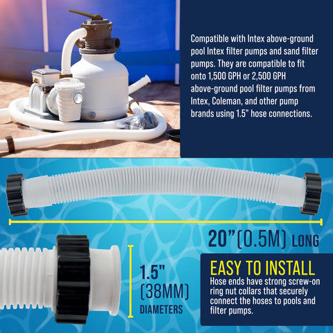 U.S. Pool Supply textura espiral de la manguera resistente al aplastamiento