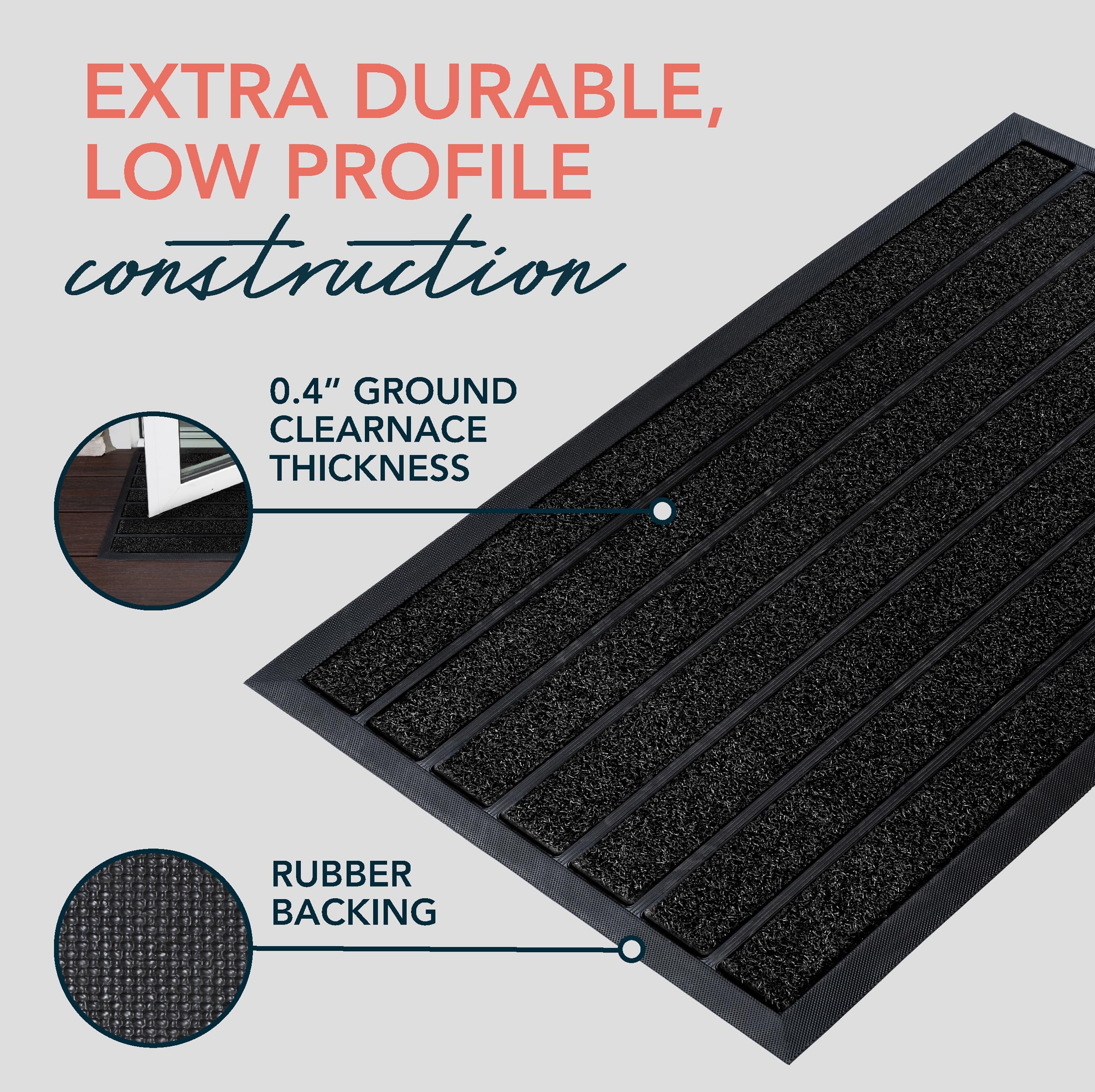 ubdyo respaldo de PVC impermeable que evita deslizamiento