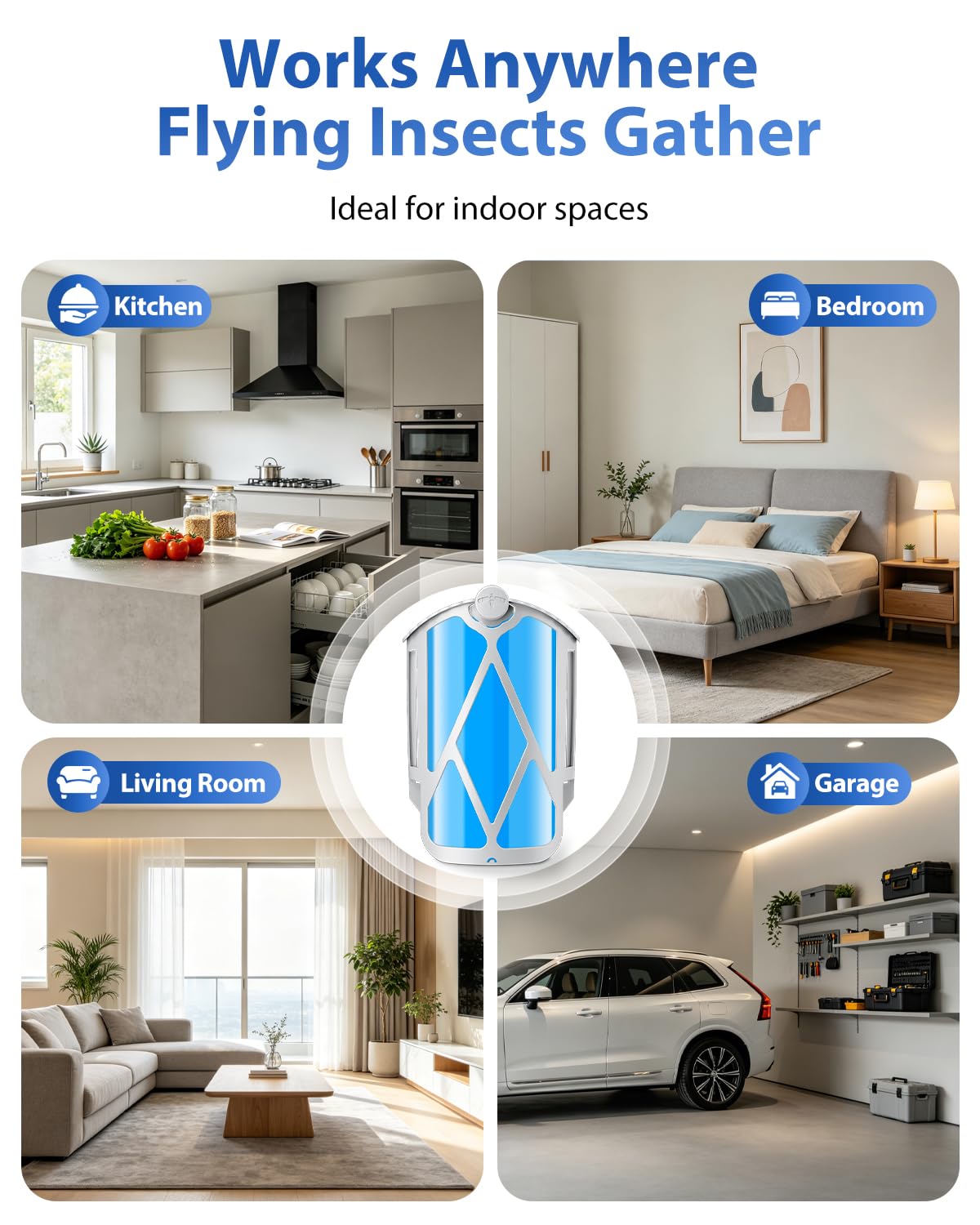 UBeesize comparación con mano para ver tamaño práctico y portátil
